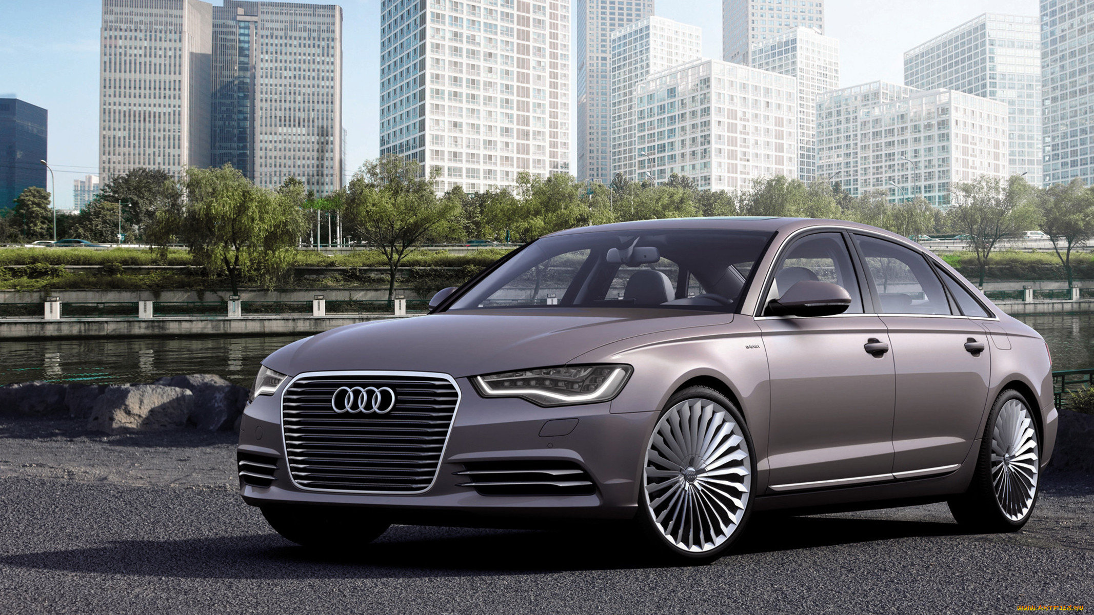 audi a6l e-tron concept 2012, , audi, 2012, concept, e-tron, a6l